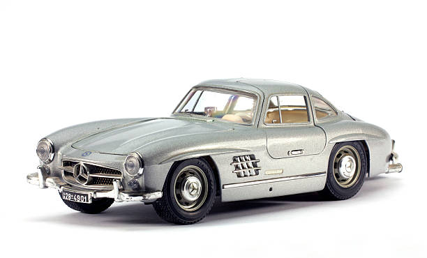 Grigio Vintage Mercedes 300 SL - foto stock