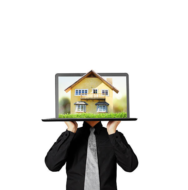 istock house on laptop human  hands 510305277