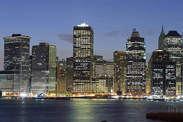 istock Downtown Manhattan at sunset 510307335