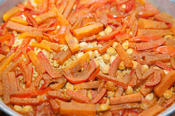 istock rice covered with sweet pepper 510308444