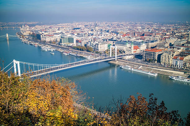 istock Bridge of Budapest on an autumn day. Panoramic view. 510309094