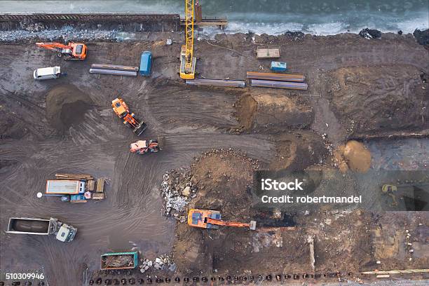 Construction Stock Photo - Download Image Now - Construction Site, Construction Industry, Digging