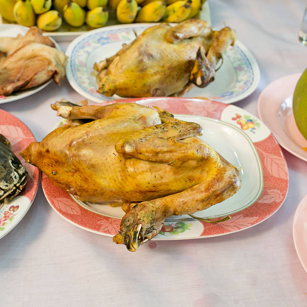 istock boiled chicken for make a sacrifice to gods 510310739