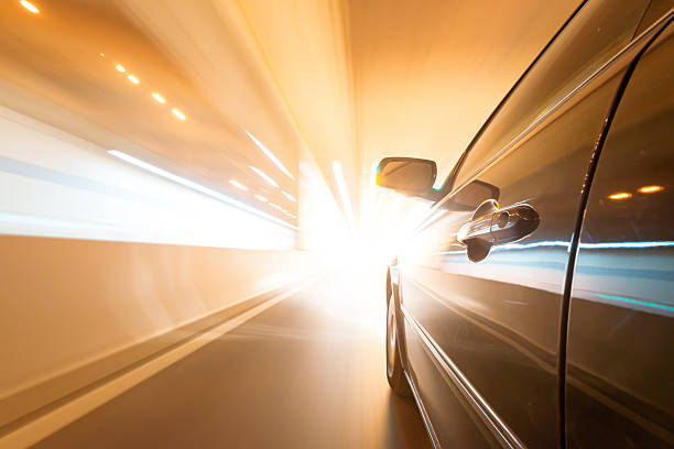istock car on the road with motion blur background 510310791
