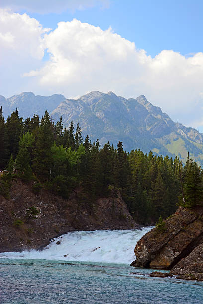 rio arco cai banff - rockie mountains fotos - fotografias e filmes do acervo