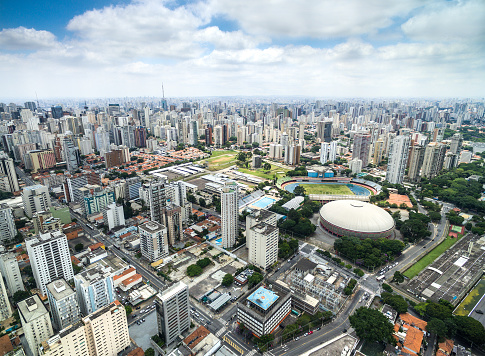 Aerial view of Sao Paulo, Brazil