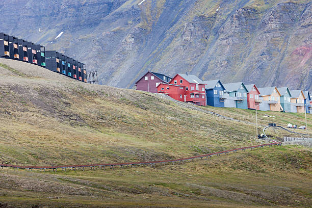 istock Beautiful scenic view of Longyearbyen (Svalbard island), Norway 510320068