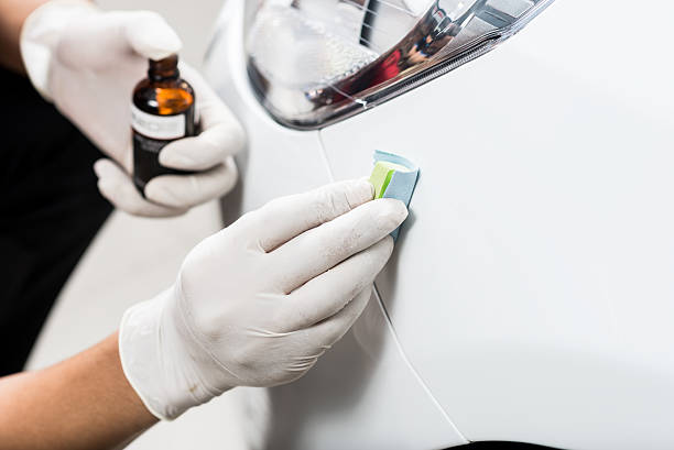 istock Car polishing series : Glass coating 510324112