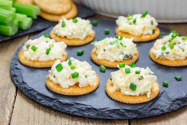 istock Baked crab dip, served with celery sticks and crackers 510325184