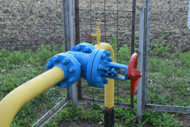 istock The latch on the underground gas pipeline 510325300