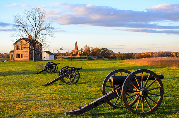 manassas battlefield park narodowy - stonewall jackson zdjęcia i obrazy z banku zdjęć