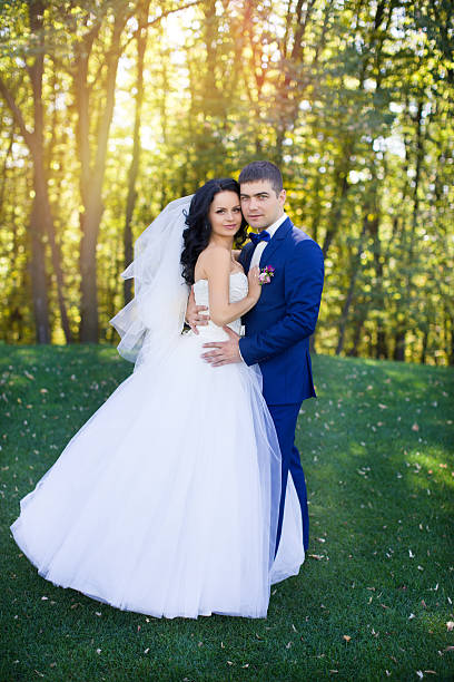 istock The bride and groom for a walk 510329598