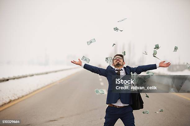 Rich Business Man Stock Photo - Download Image Now - Currency, Holding, Men