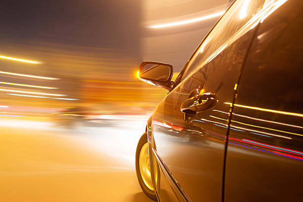 istock car on the road with motion blur background 510334801