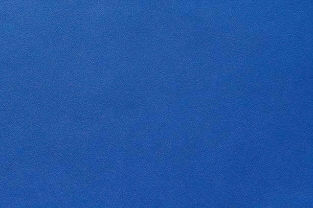 istock Closeup of seamless blue leather texture 510337799