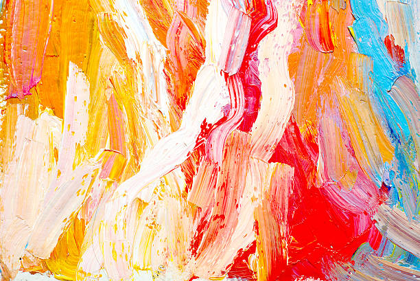 istock Abstract art background. Hand-painted background 510338239