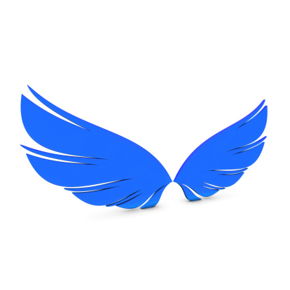 Wings, 3D illustration