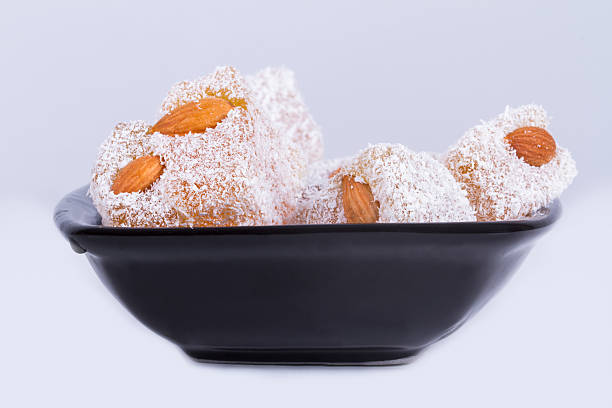 istock Turkish Delights in Black Bowl 510353285