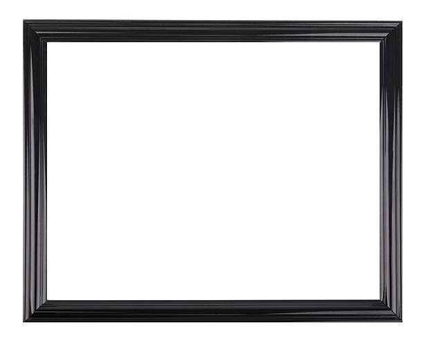 istock Isolated black picture frame 510354237