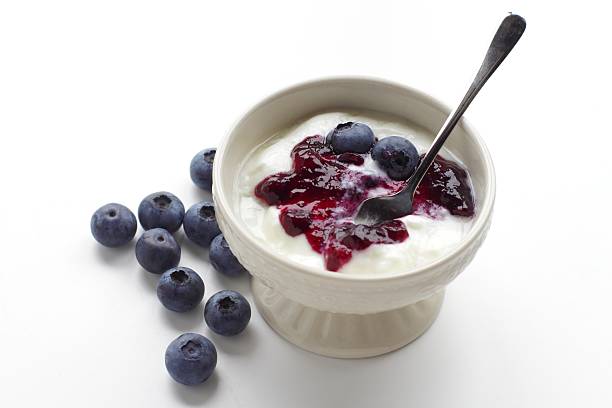 istock Blueberry with yogurt 510358101