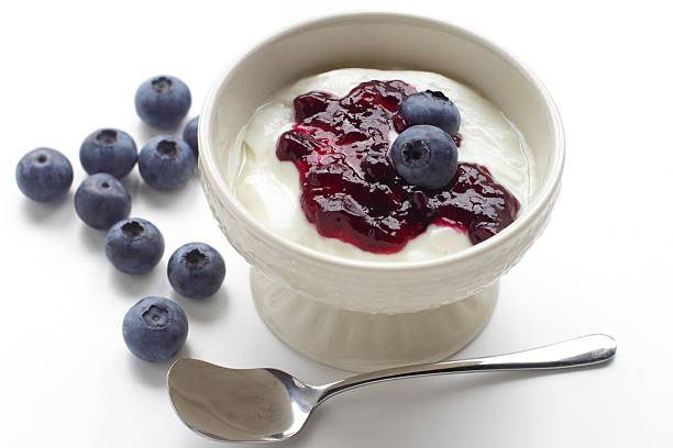 istock Blueberry with yogurt 510358103