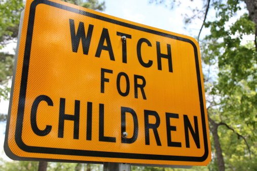 watch for children sign
