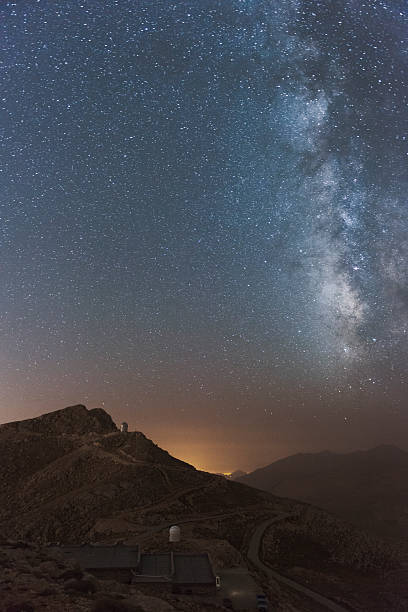 istock Milky Way with Telescope 510359827