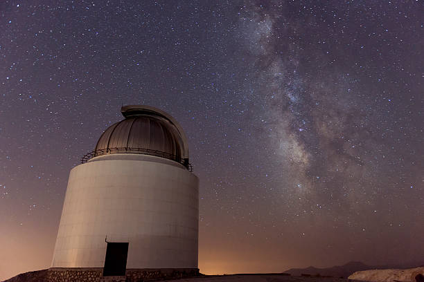 istock Milky Way with Telescope 510359829