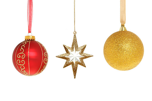 istock Christmas baubles and star 510373419