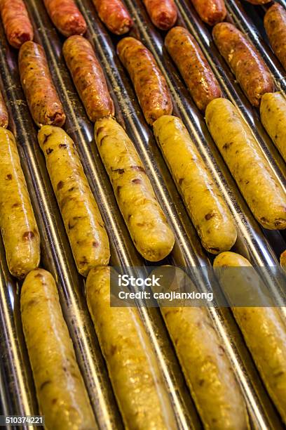 Sausage Stock Photo - Download Image Now - Backgrounds, Chorizo, Close-up