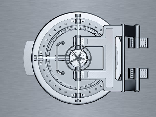 istock Closed Bank Vault Door 510374369