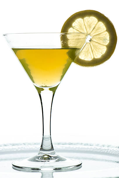 istock Orange drink with slice of lemon 510376835