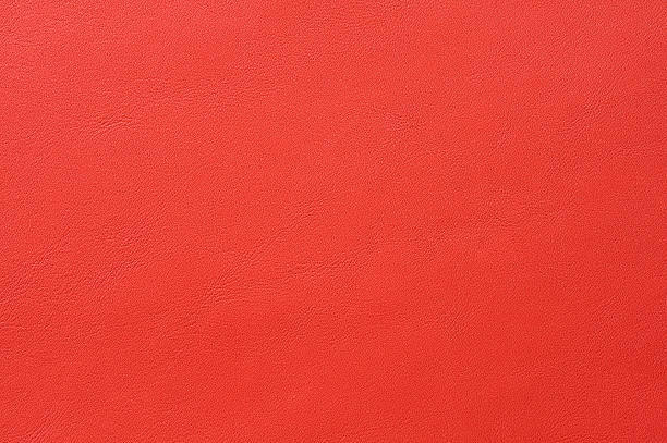 istock Closeup of seamless red leather texture 510378181