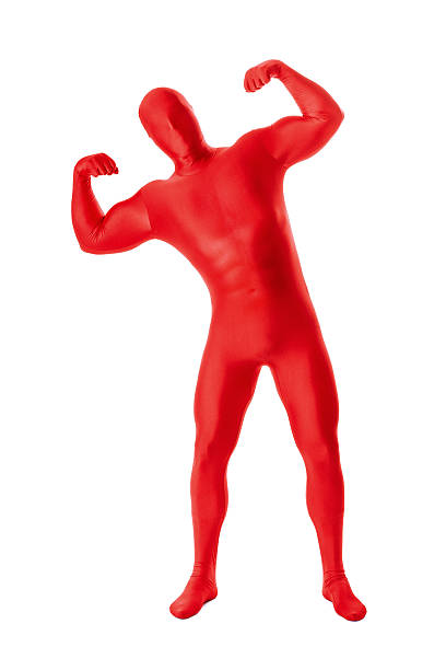 istock man in a red body suit 510383170