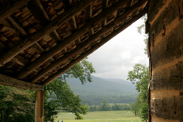 istock Cabin Porch View 510383472