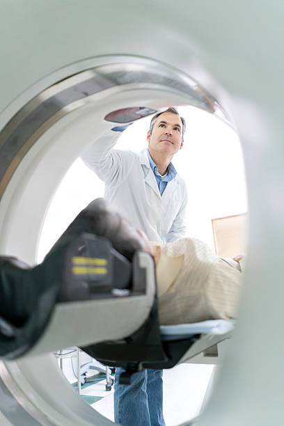 istock Doctor doing a CTA scan to a patient 510389686
