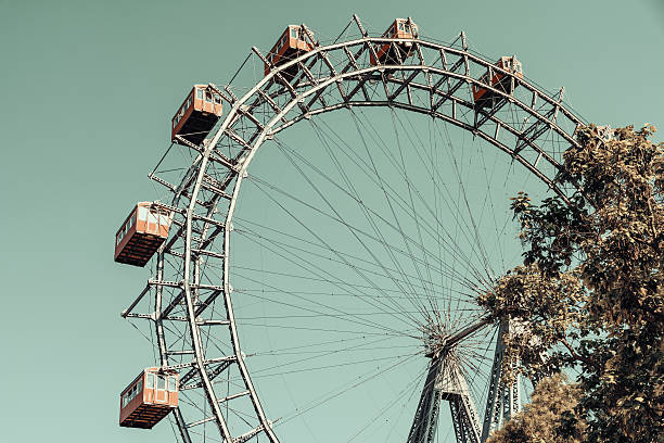 istock Retro Filter Of Fun Park Ferris Wheel 510391316