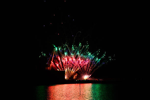 istock Fireworks in the night sky 510393493