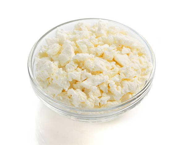 istock cottage cheese in bowl on white 510393722