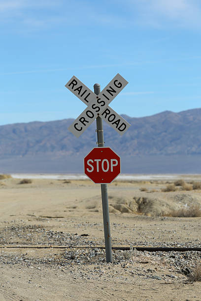 istock Railroad Crossing Stop Sign 510393748