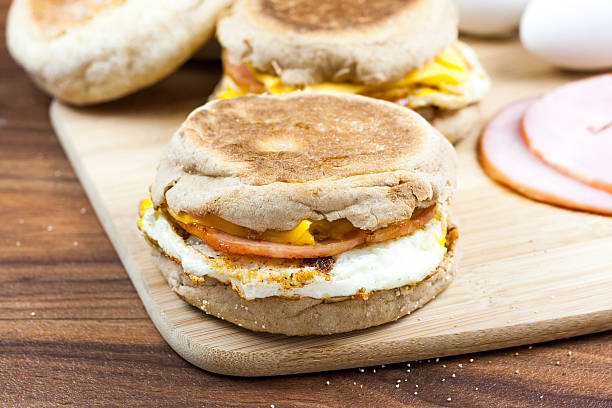 istock English muffin breakfast sandwich 510394087