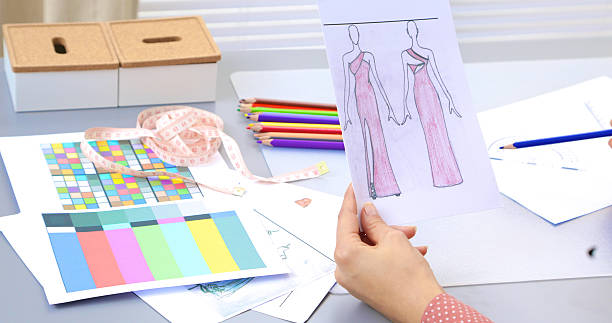 istock Young fashion designer working at studio 510394636