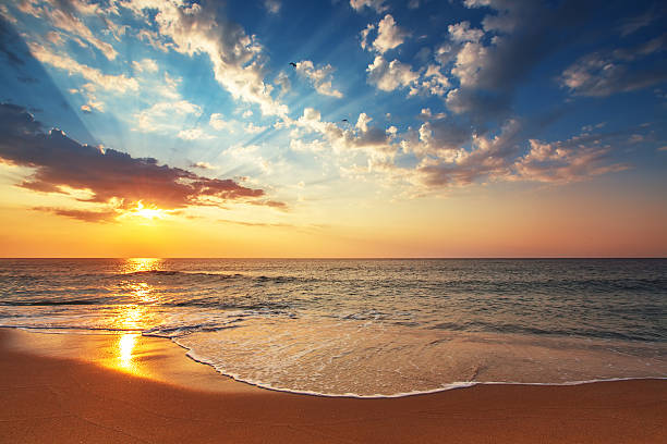 istock Beautiful cloudscape over the sea, subeam 510395529