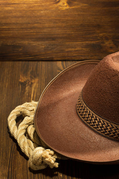 istock cowboy hat on wood 510395884