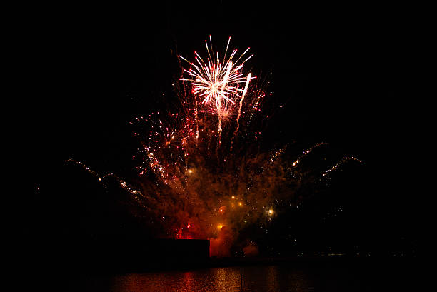 istock Fireworks in the night sky 510396087