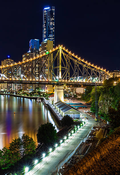 Australia. Storybridge, Brisbane Brisbane's Iconic Storybridge story bridge photos stock pictures, royalty-free photos & images