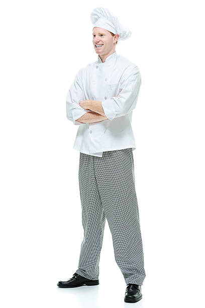 istock Smiling chef standing with arms crossed 510396145