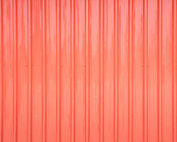 istock Red zinc background 510396955
