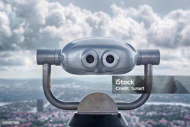 Observation Binoculars Istanbul Turkey Stock Photo - Download Image Now - Binoculars, City, Coin-Operated Binoculars