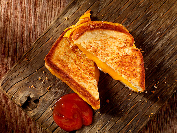 istock Grilled Cheddar Cheese Sandwich With Ketchup 510399772